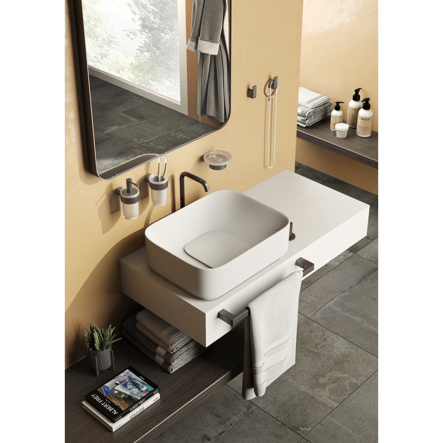 Origins Living Gedy Pirenei Tumbler Holder Gunmetal