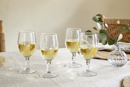 Nkuku Pani Wine Glass Clear (Set Of 4)