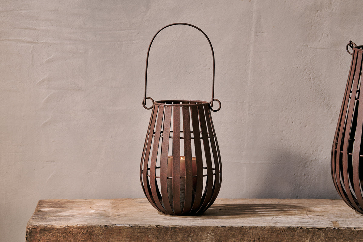 Nkuku Pothos Lantern Rust