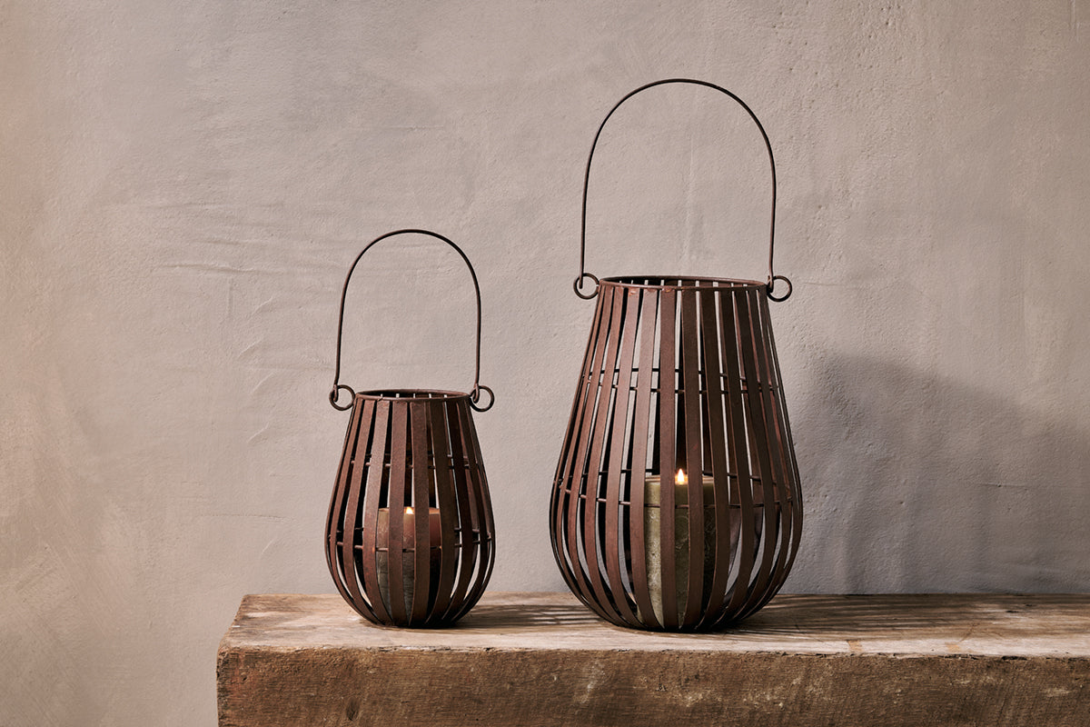 Nkuku Pothos Lantern Rust