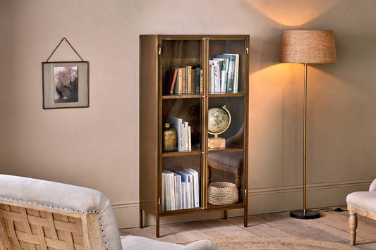 Nkuku Ranchi Iron Tall Cabinet