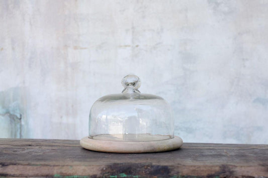 Nkuku Recycled Glass Bell Dome Small