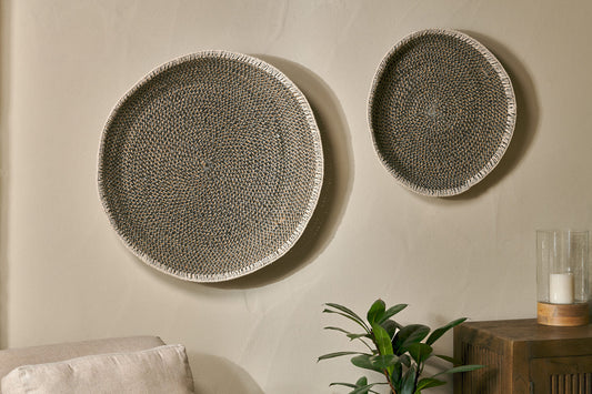 Nkuku Sadie Basket Wall Art Black & Natural