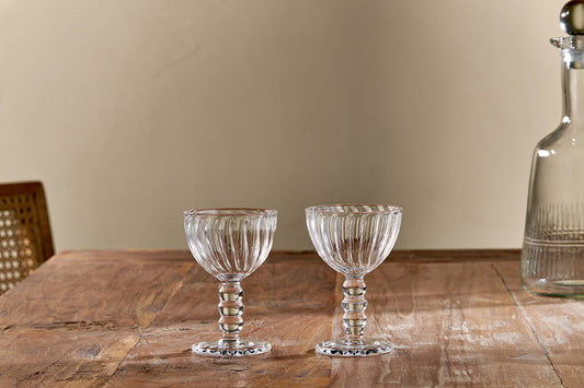 Nkuku Santosa Sherry Glass Clear (Set Of 2)