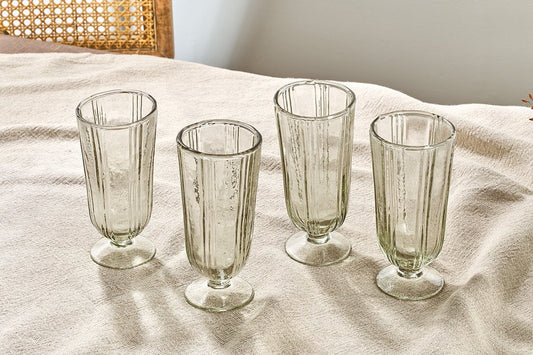 Nkuku Sigiri Tall Wine Glass Clear (Set Of 4)
