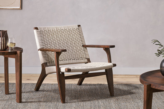 Nkuku Surat Woven Lounger Natural