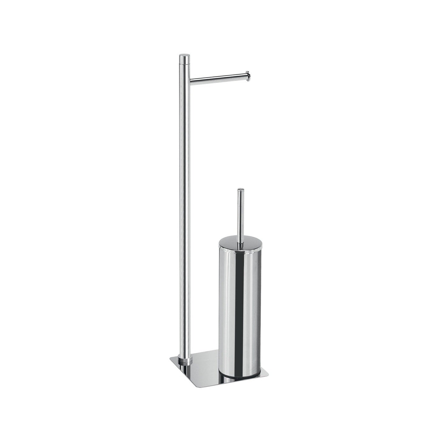 Origins Living Gedy Trilly Bathroom Butler With Toilet Brush & Roll Holder Chrome