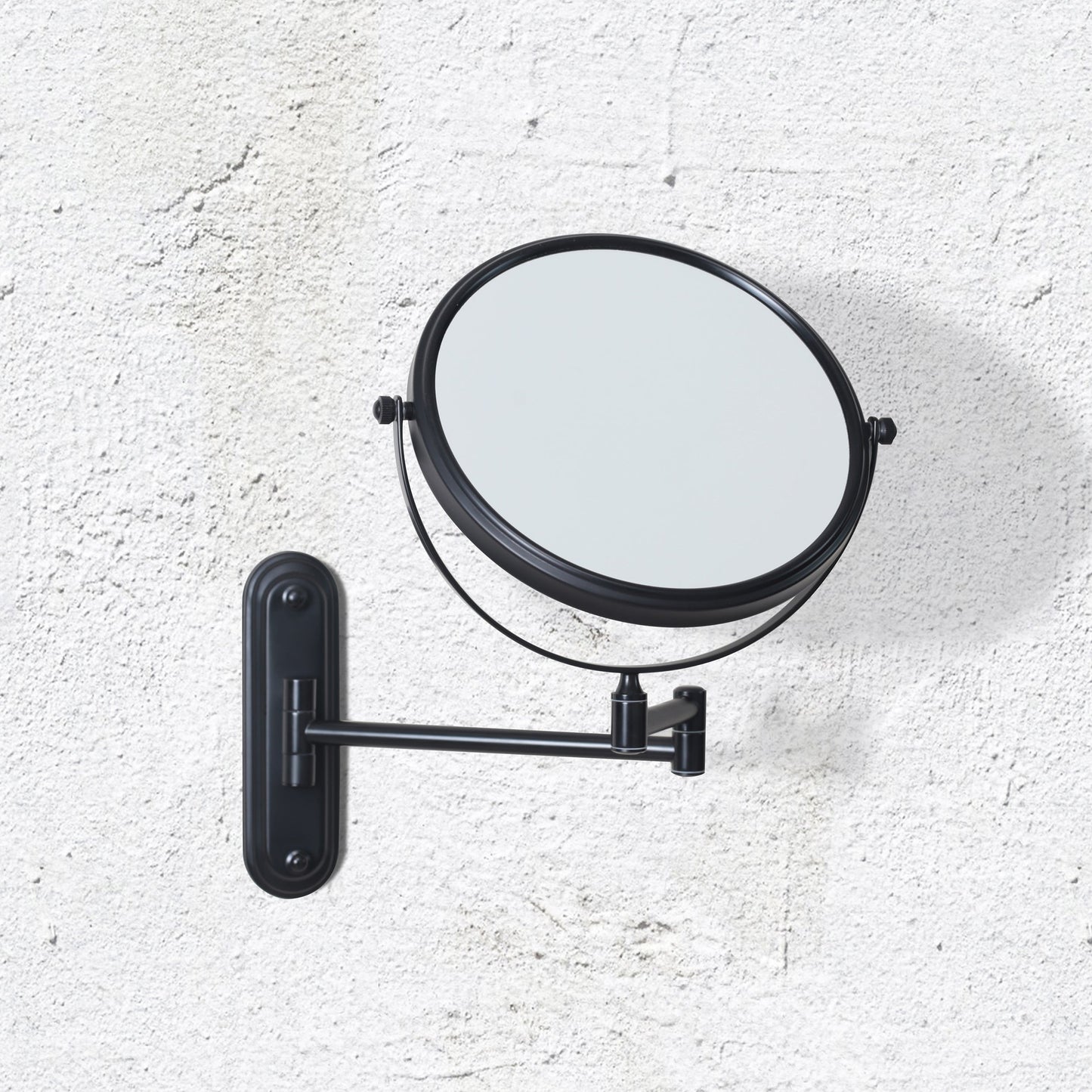 Origins Living Taylor Reversible 5 X Magnifying Wall Mirror Matt Black