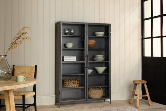 Nkuku Takua Iron Cabinet Wide