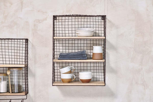 Nkuku Tamba Wall Hung Shelf