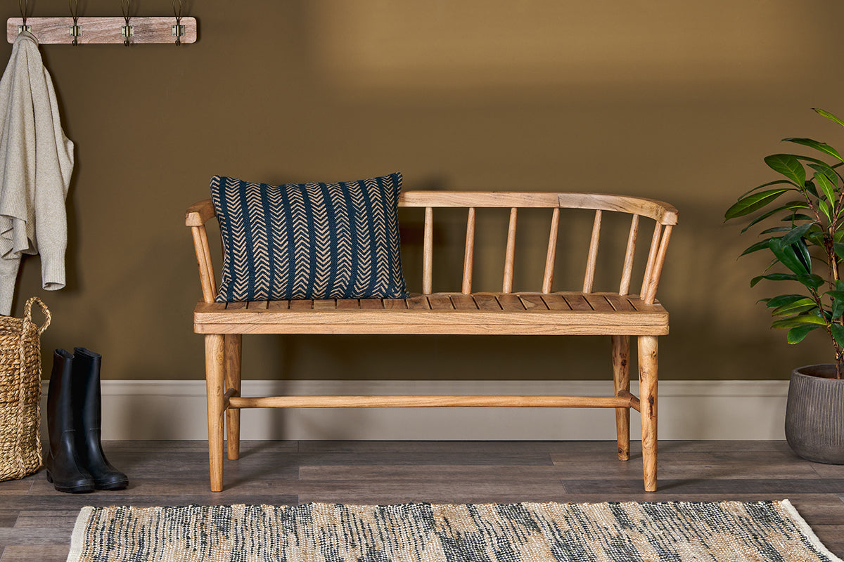 Nkuku Tipu Acacia Wood Bench
