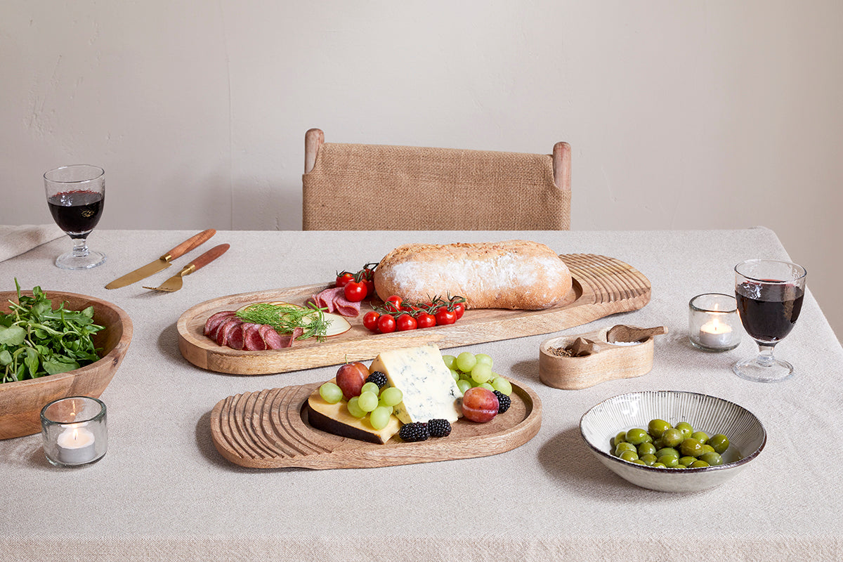 Nkuku Tivisha Mango Wood Serving Board Natural