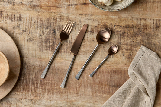 Nkuku Usa Cutlery Set Rose Gold (Set Of 16)