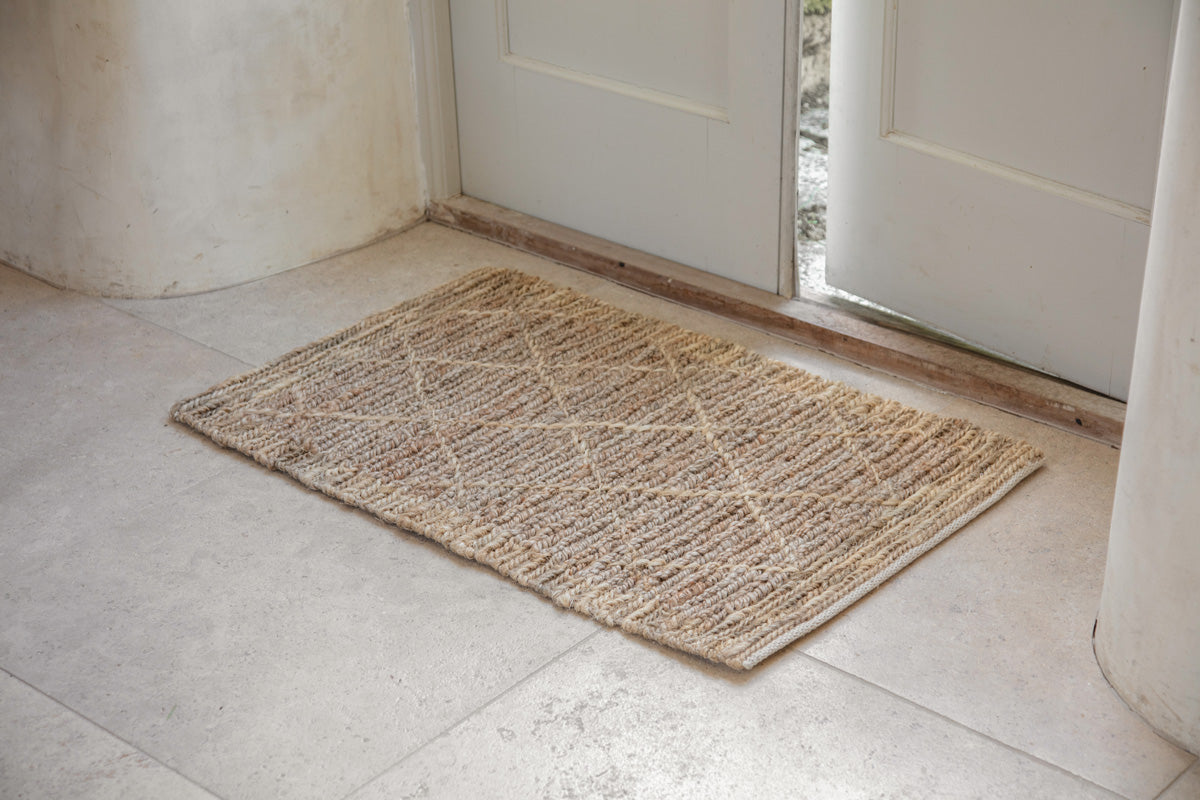 Nkuku Vandi Jute Doormat Natural