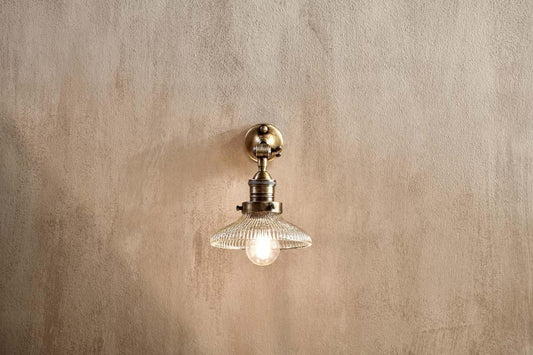 Nkuku Zowie Recycled Glass Wall Light Small