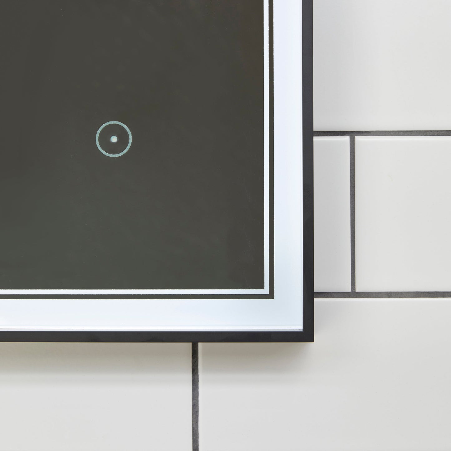 Origins Living Astoria Led Illuminated Mirror 60 60x80cm Matt Black