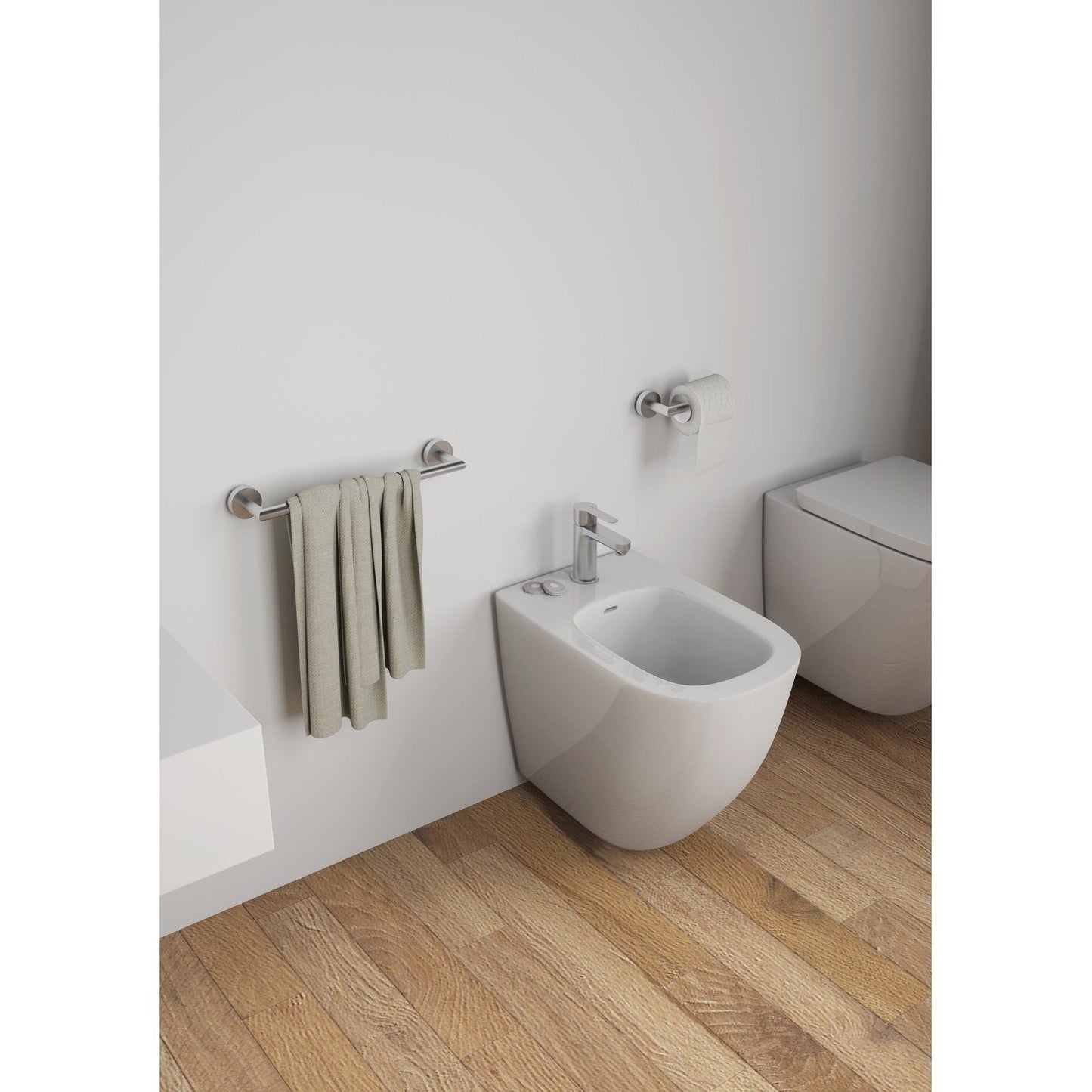Origins Living Gedy G Pro Toilet Roll Holder With Flap Brushed Stainless Steel