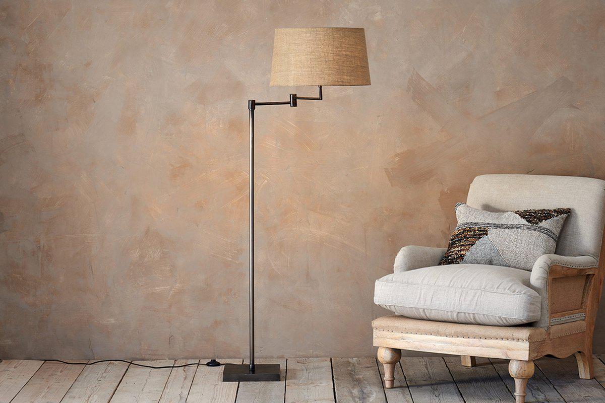 Nkuku Kara Iron Floor Lamp Bronze