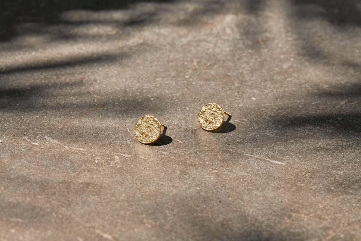 Nkuku Karnataka Disc Earring Studs