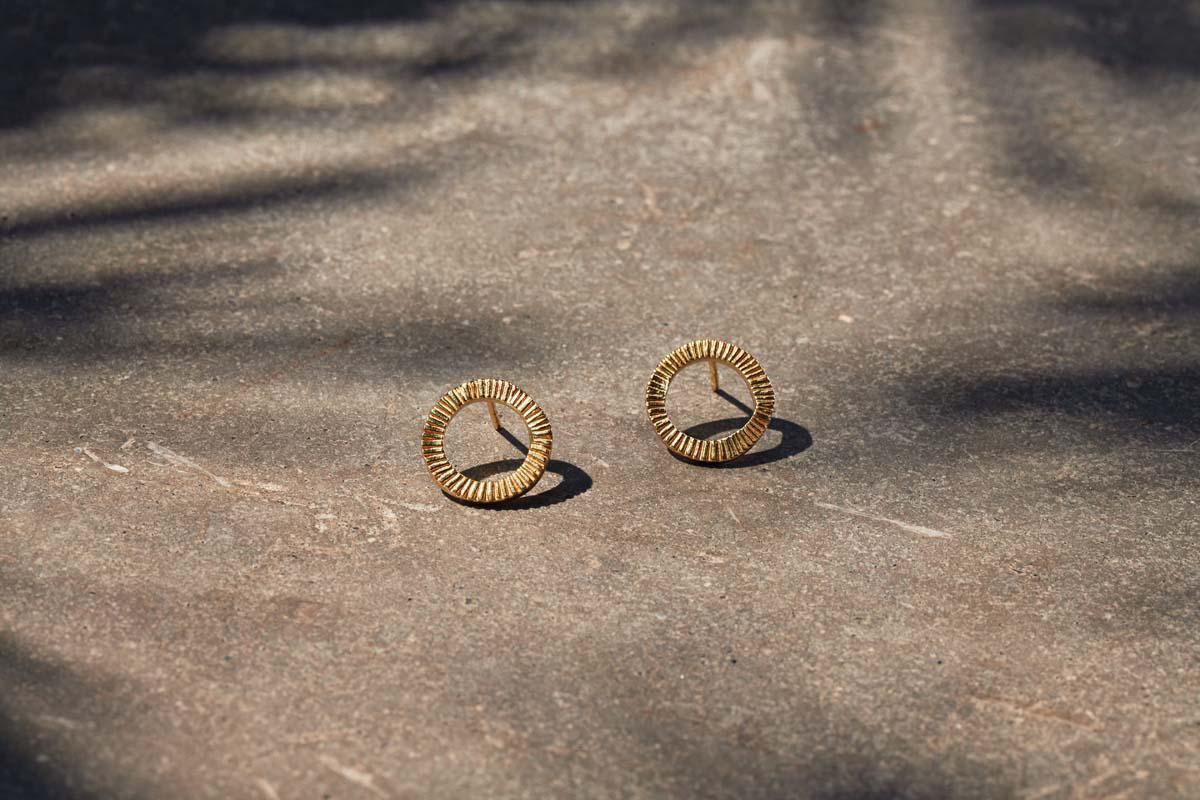 Nkuku Lalia Etched Earrings