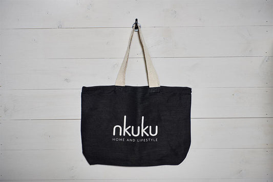 Nkuku Jute & Cotton Tote Bag