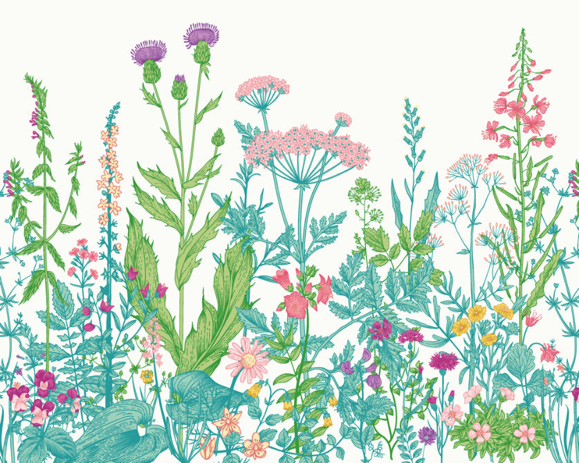 Origin Murals Botanical Fleur Summer Fruit 300cm X 240cm