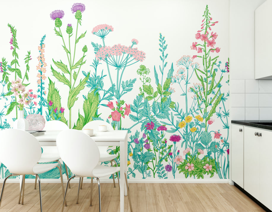 Origin Murals Botanical Fleur Summer Fruit 300cm X 240cm