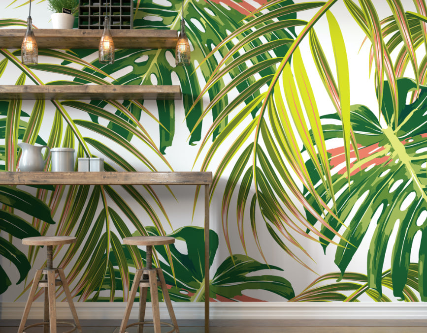 Origin Murals Tropical Leaves Citrus 300cm X 240cm