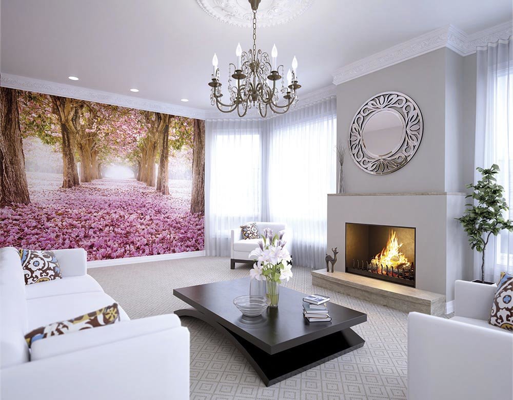 Origin Murals Blossom Trees Rose Pink 300cm X 240cm