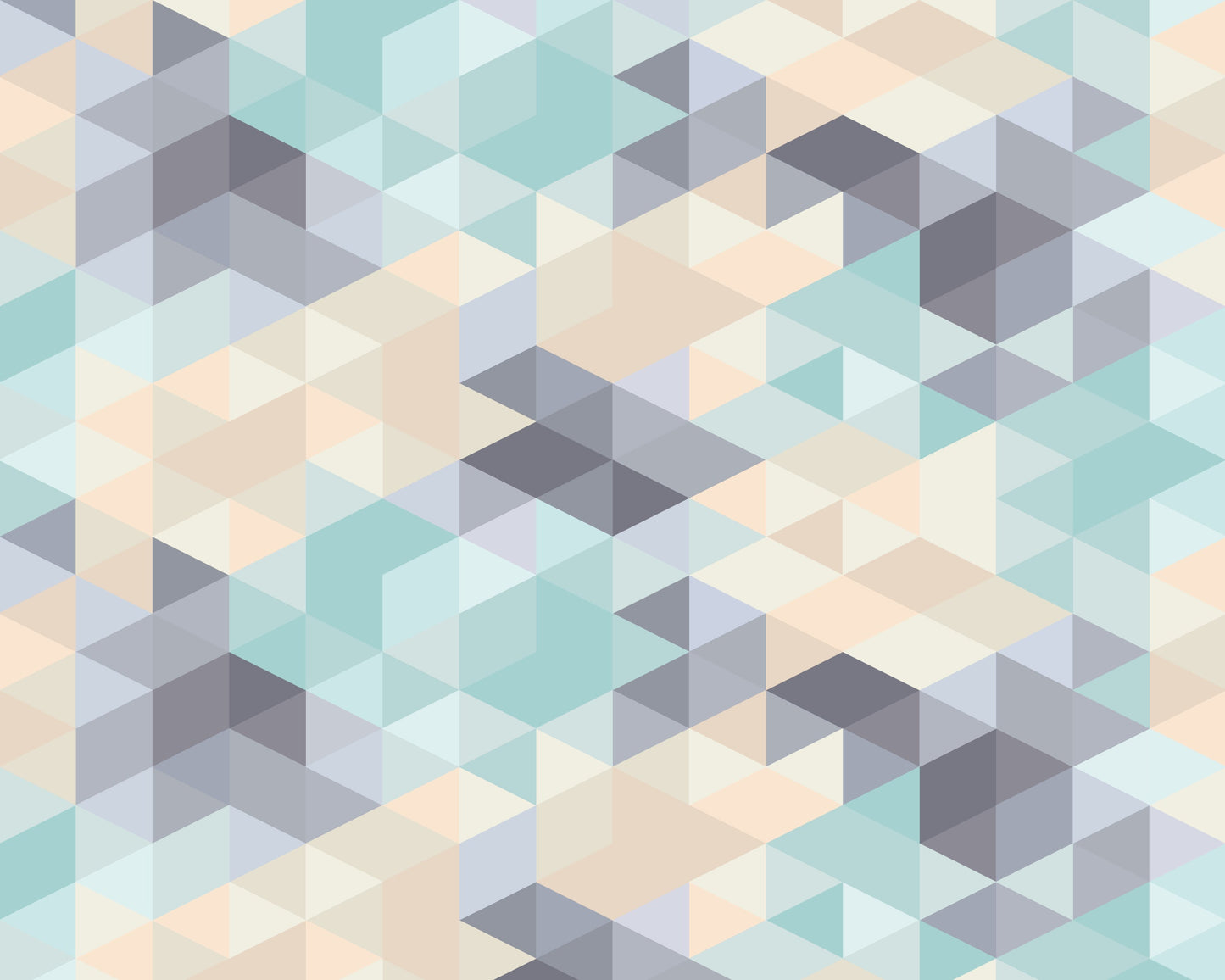 Origin Murals Iso Triangles Duck Egg 350cm X 280cm