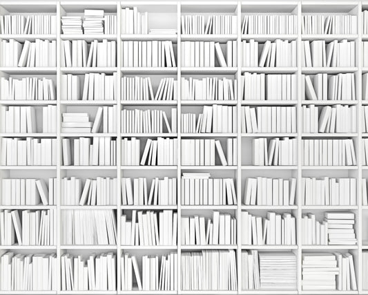 Origin Murals Library White 300cm X 240cm