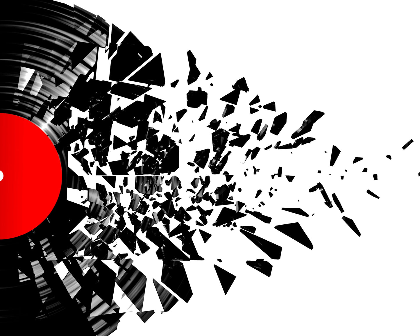 Origin Murals Smashed Vinyl Monochrome 350cm X 280cm