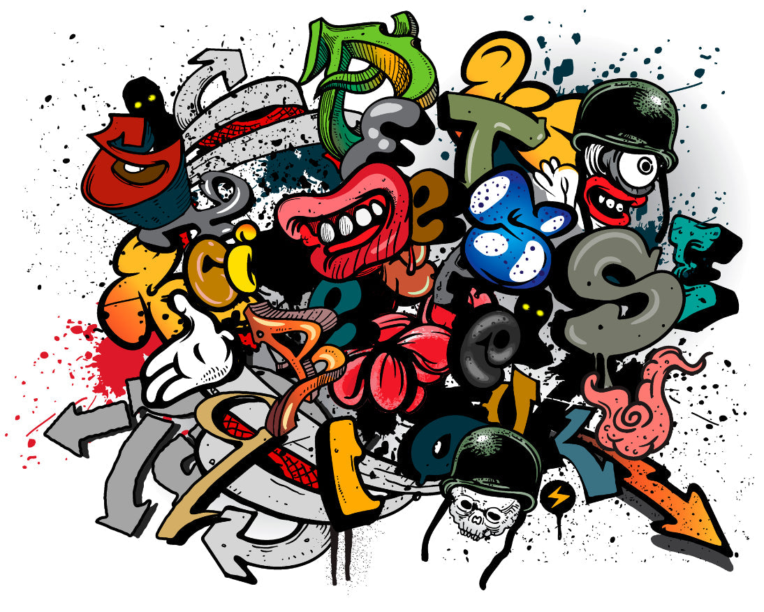 Origin Murals Spray Paint Multi 300cm X 240cm