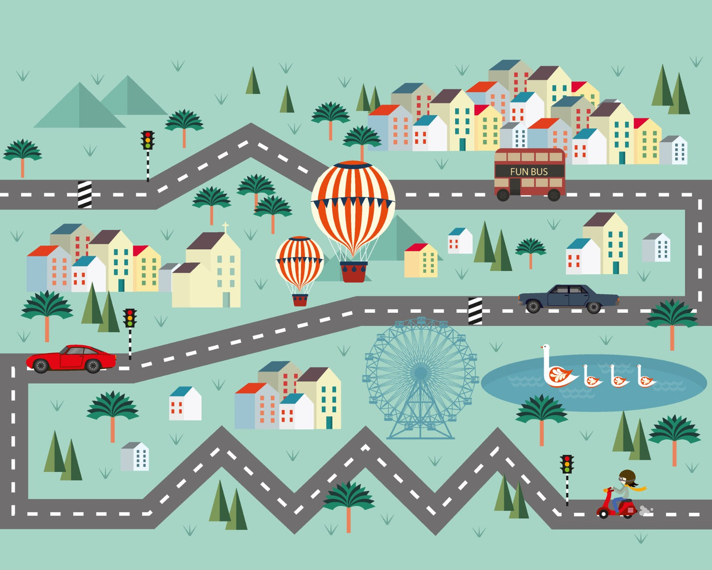 Origin Murals Mini Adventure Multi 300cm X 240cm