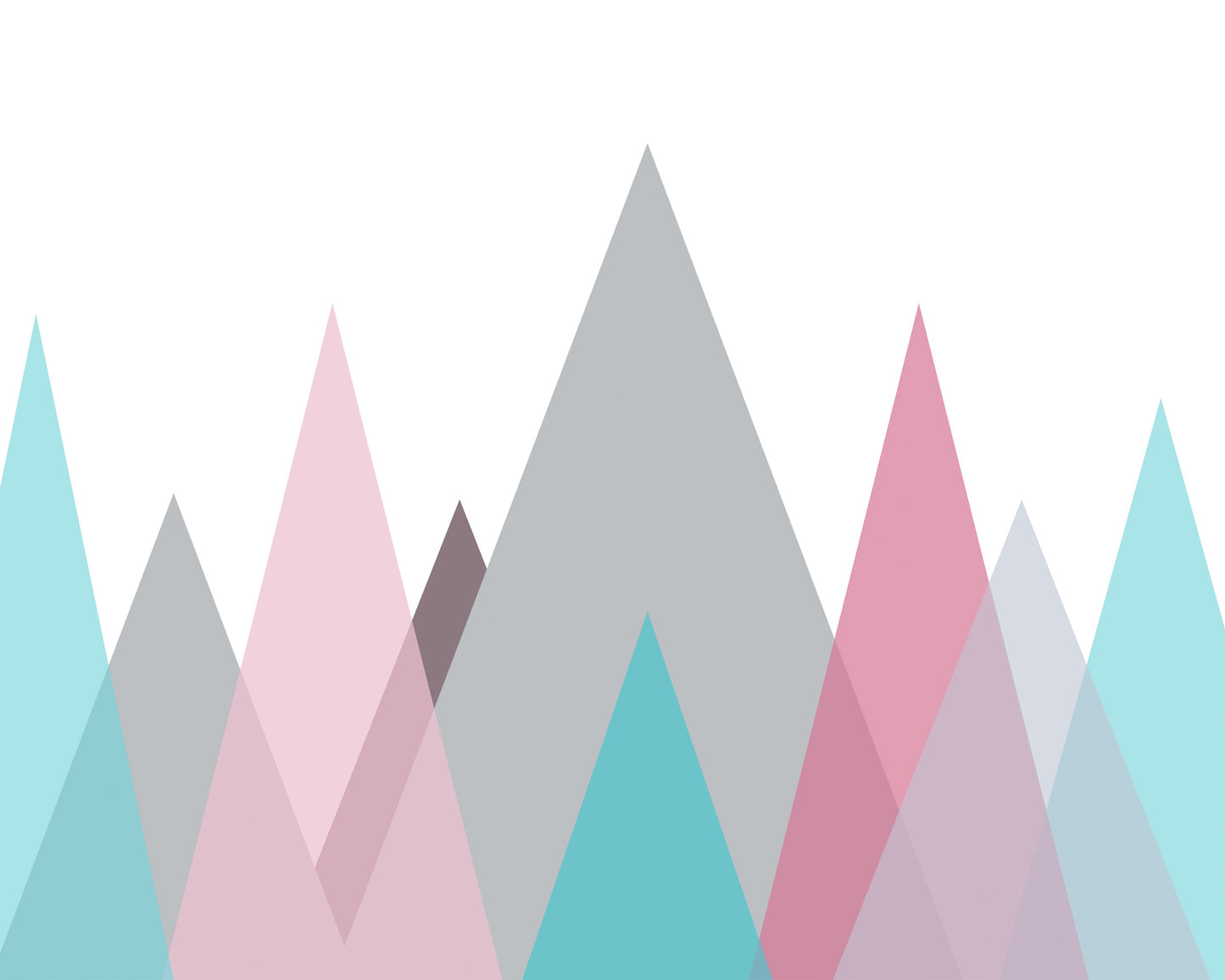 Origin Murals Abstract Mountains Pastel 300cm X 240cm