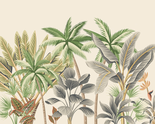 Origin Murals Tropical Palm Trees Natural 350cm X 280cm
