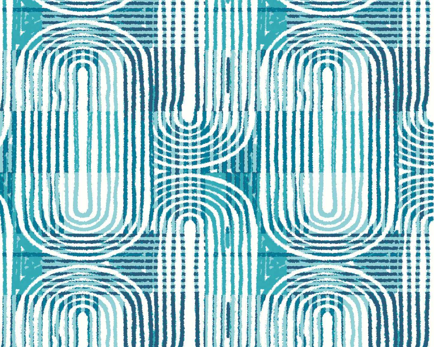 Origin Murals Curved Line Texture Blue 300cm X 240cm