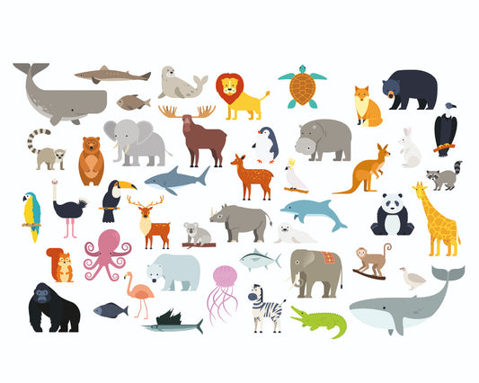Origin Murals Animal Collection Multi 350cm X 280cm