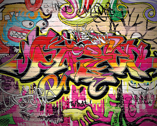 Origin Murals City Graffiti Wall Multi 350cm X 280cm