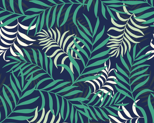 Origin Murals Exotic Jungle Leaves Green 300cm X 240cm