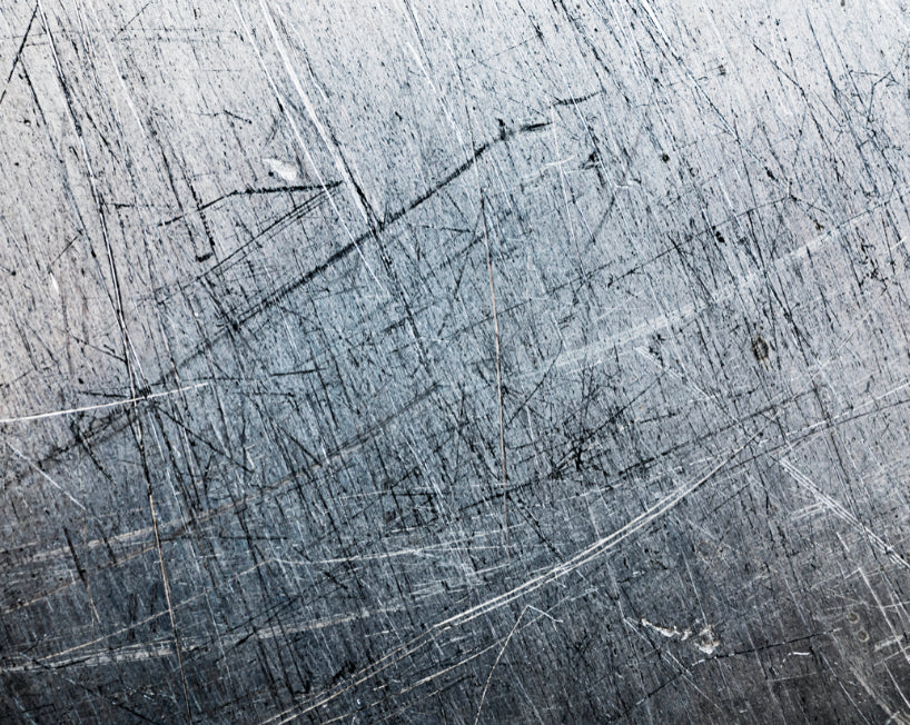 Origin Murals Scratched Metal Grey 300cm X 240cm