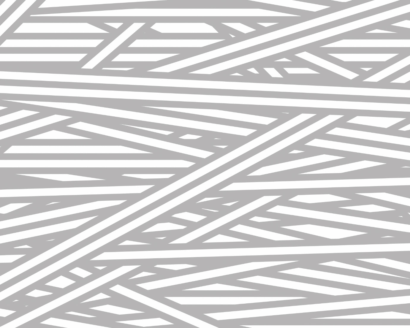 Origin Murals Striped Criss Cross Pattern Grey 300cm X 240cm
