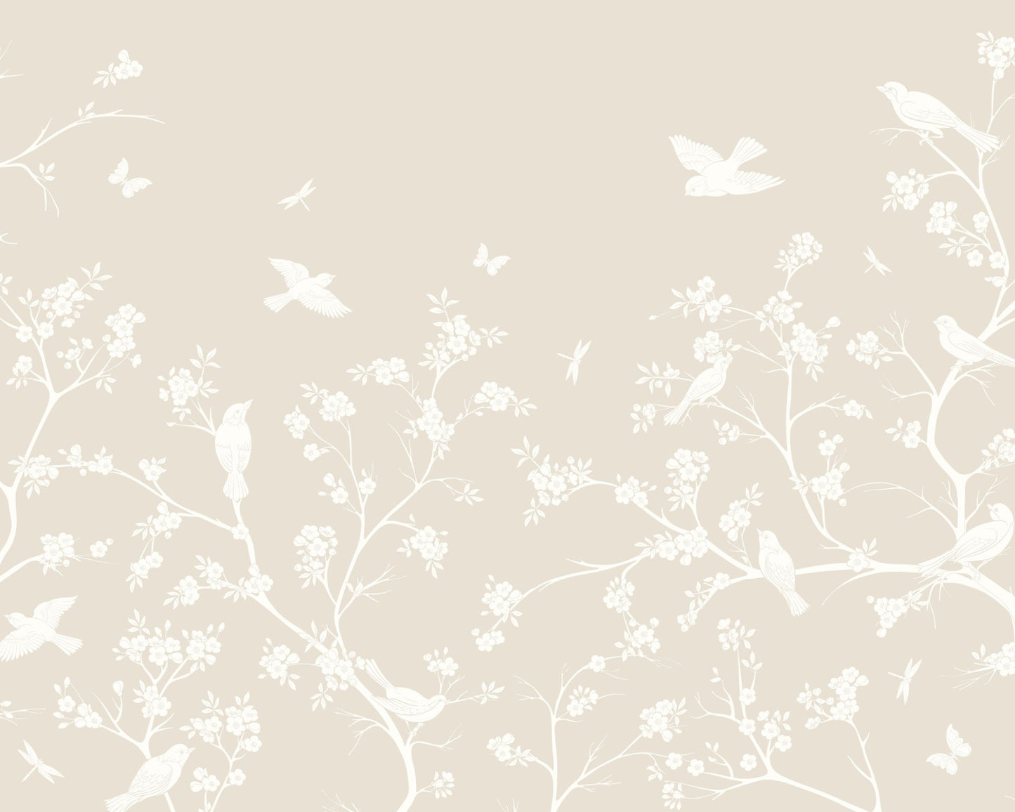 Origin Murals Blossom Trail Natural Stone 350cm X 280cm