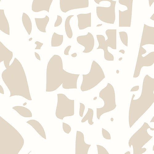 Origin Murals Skeleton Leaf Natural Linen 350cm X 280cm