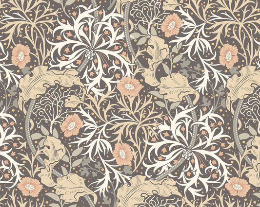 Origin Murals Trailing Seaweed Garden Charcoal 300cm X 240cm