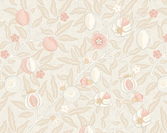 Origin Murals Fruit And Foliage Soft Linen 350cm X 280cm