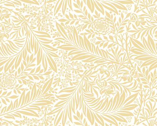 Origin Murals Trailing Ferns Soft Gold 350cm X 280cm