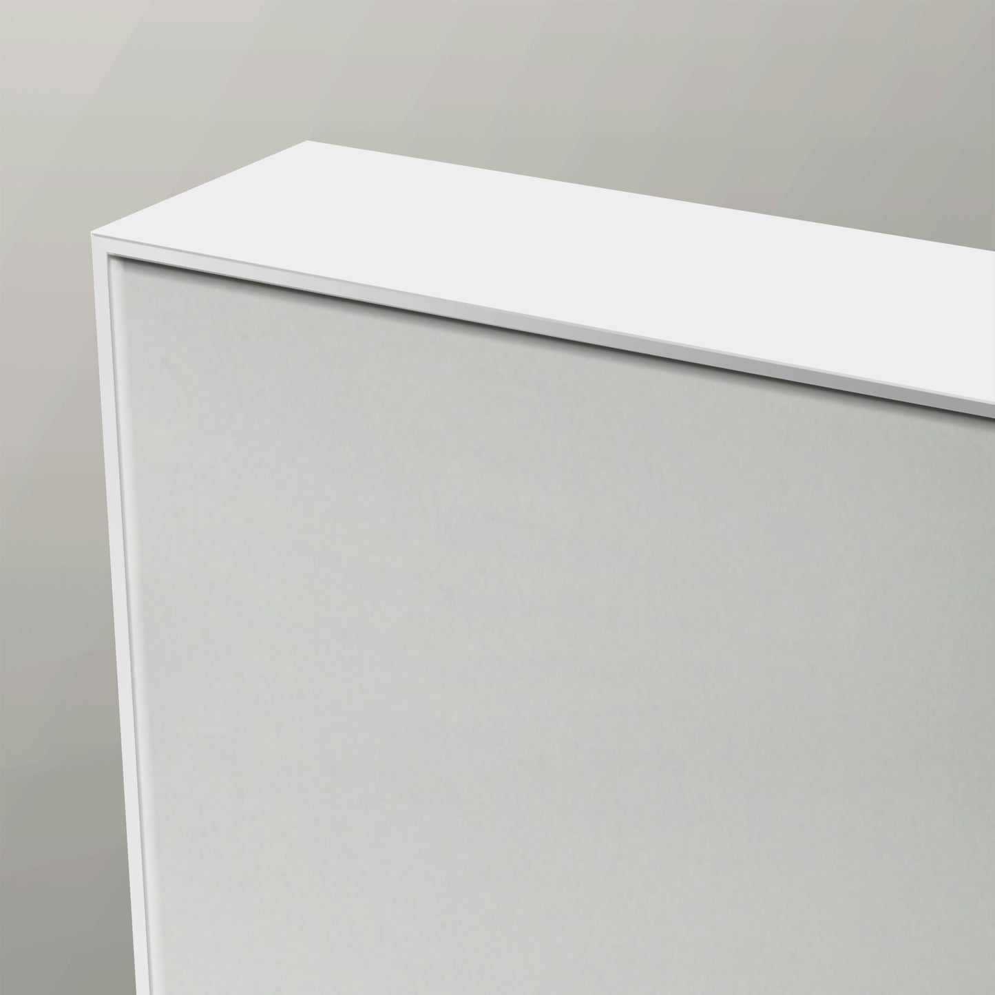 Origins Living Tate Rectangular Mirror 140x70cm Matt White