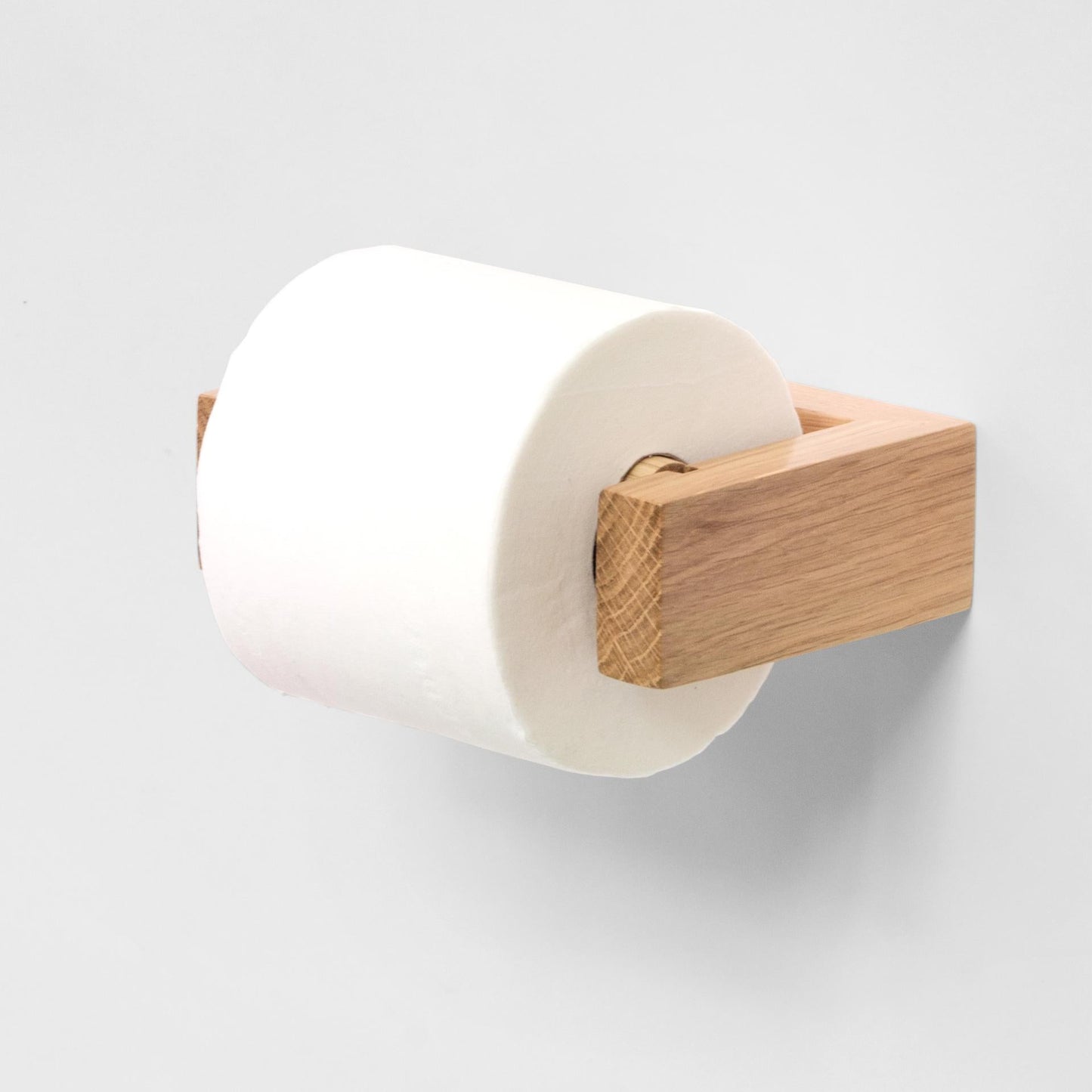 Wireworks Toilet Roll Holder Slimline Oak