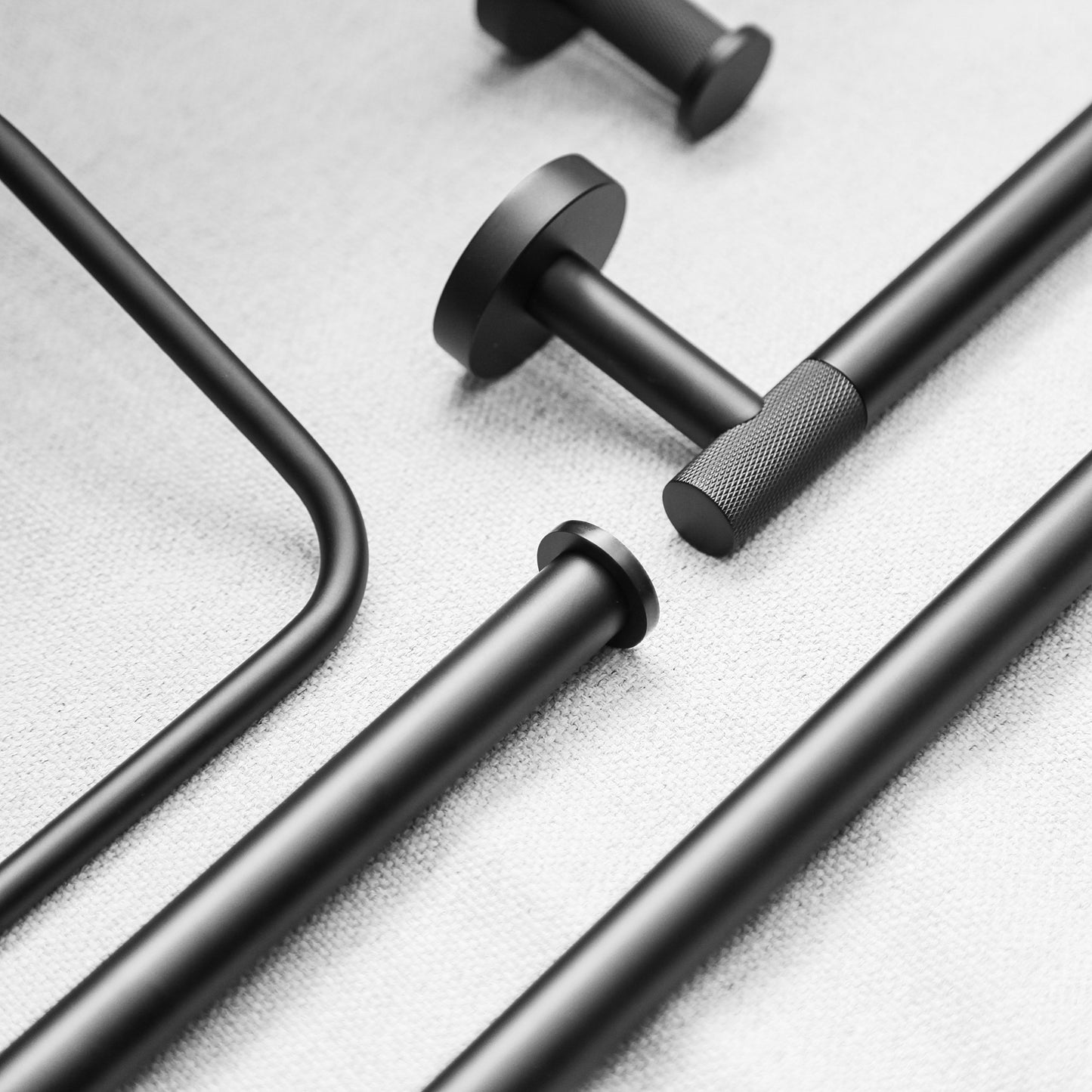 Origins Living Turner Open Towel Bar Matt Black